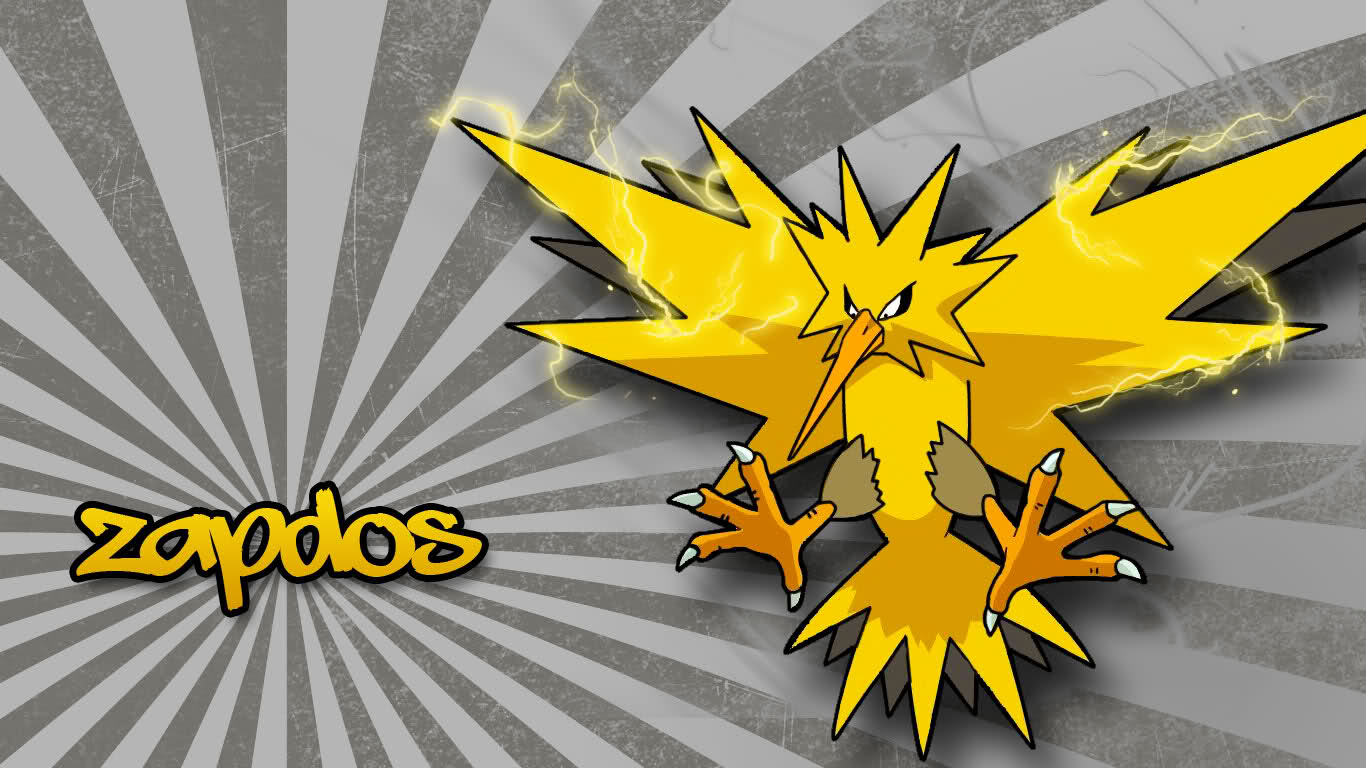 Zapdos wallpapers I made, laptop res 1366x768. 