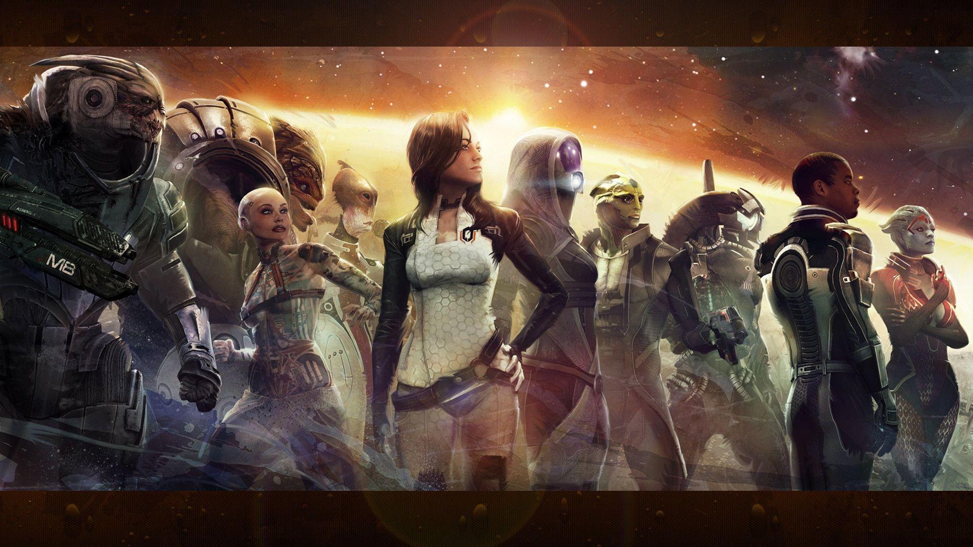 Pix For > Mass Effect Wallpaper