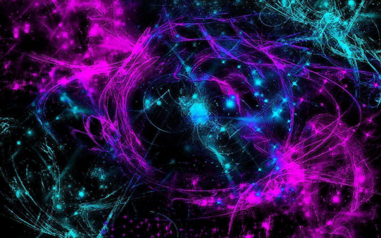 Abstract Neon Swirls. UserLogos