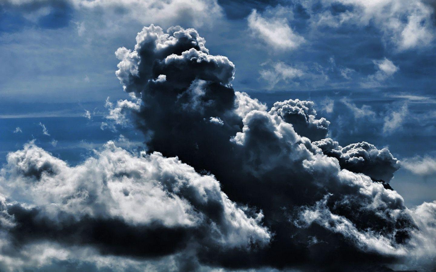 Wallpapers For > Dark Blue Clouds Wallpapers