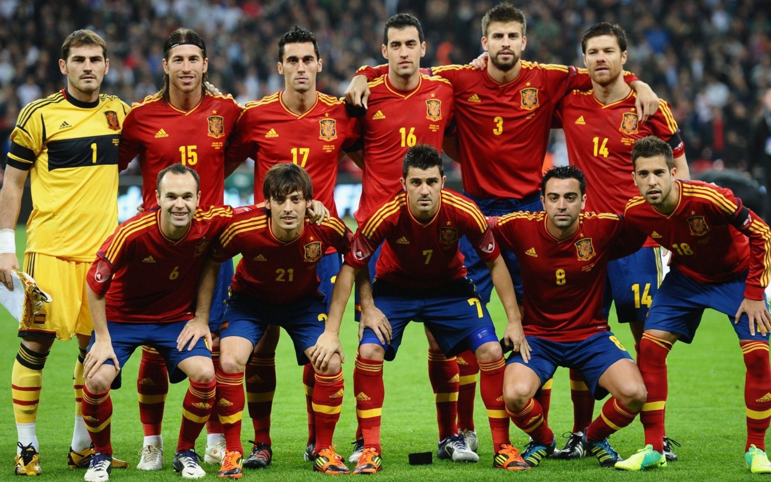 Spain Football Wallpaper. Spain Soccer Team Photo