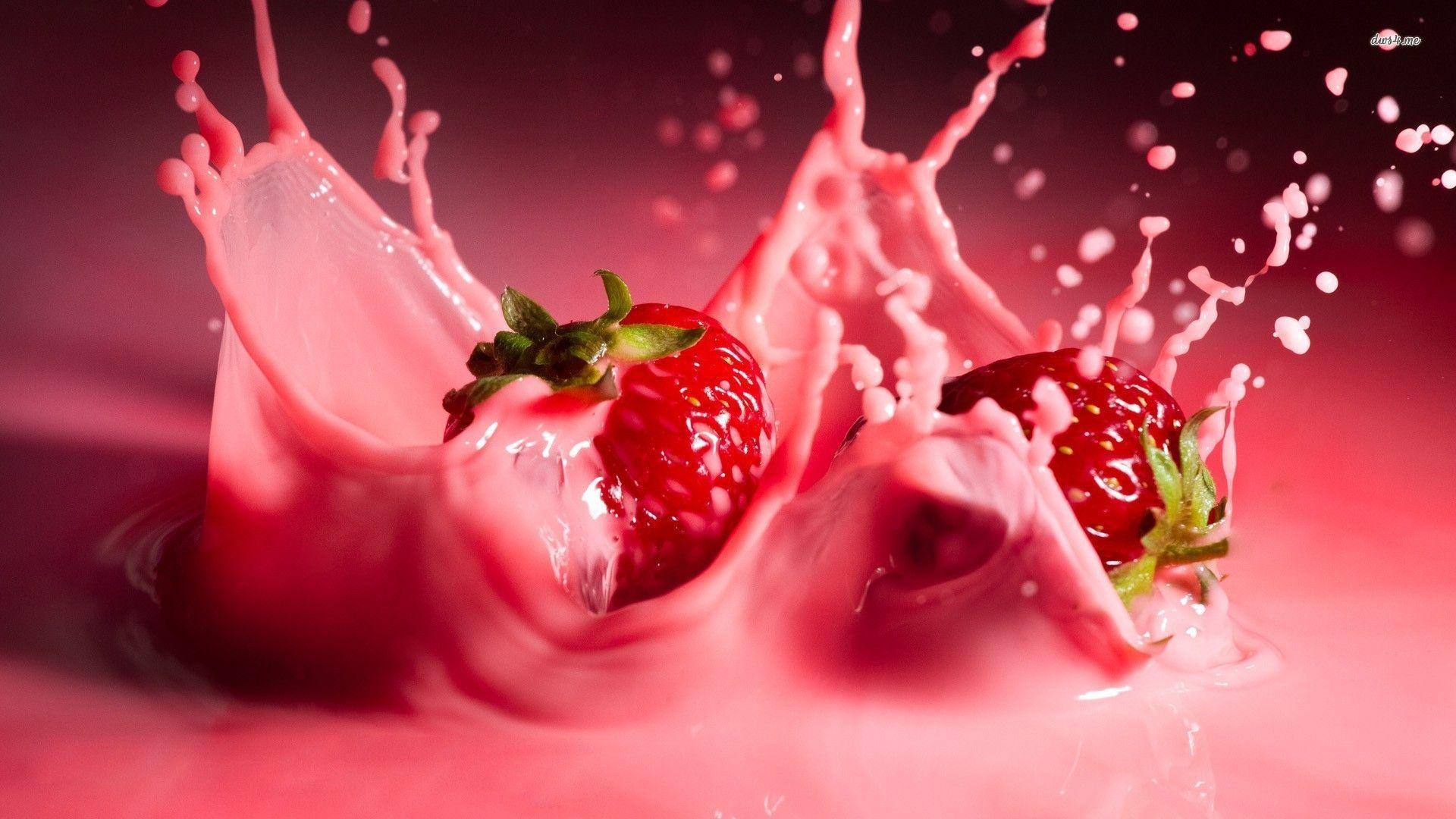 Strawberry cream wallpaper wallpaper - #
