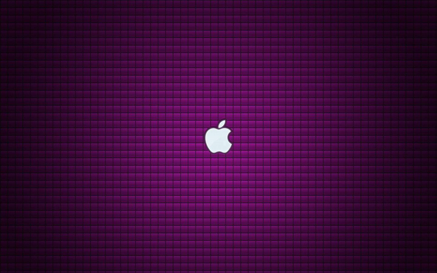Purple Mac Logo Wallpaper