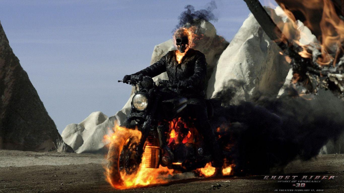 Ghost Rider Spirit of Vengeance Movie Poster desktop PC