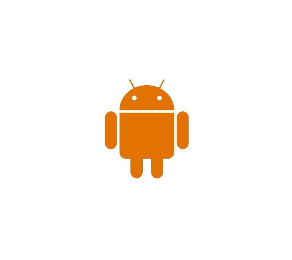 Photo "android logo orange on white" in the album "Droid