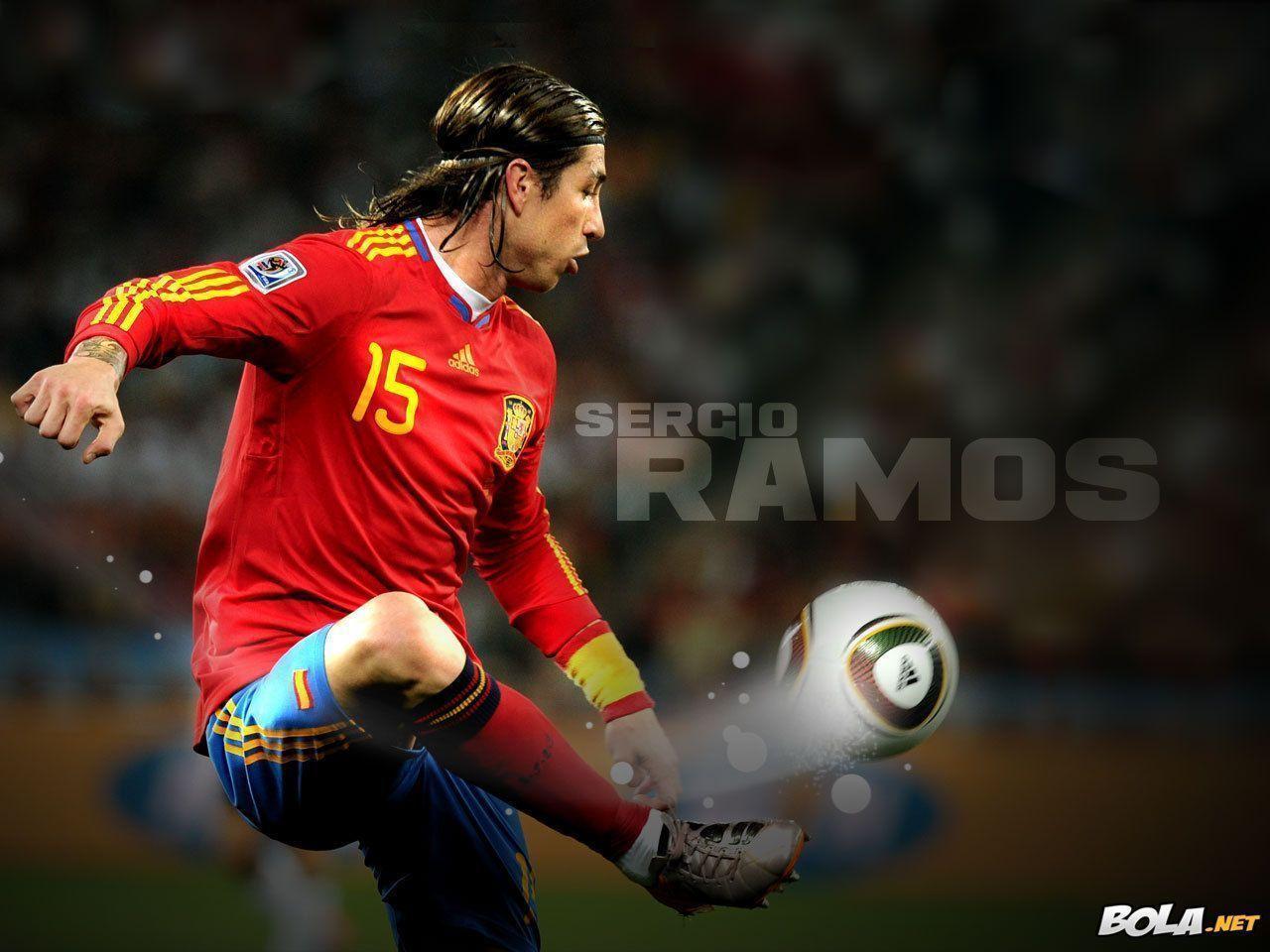Sergio Ramos, Spain player image for desktop background