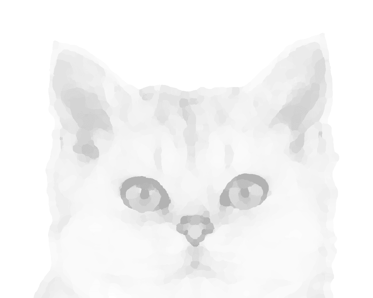 White Cat Background Stationary (Stationery)