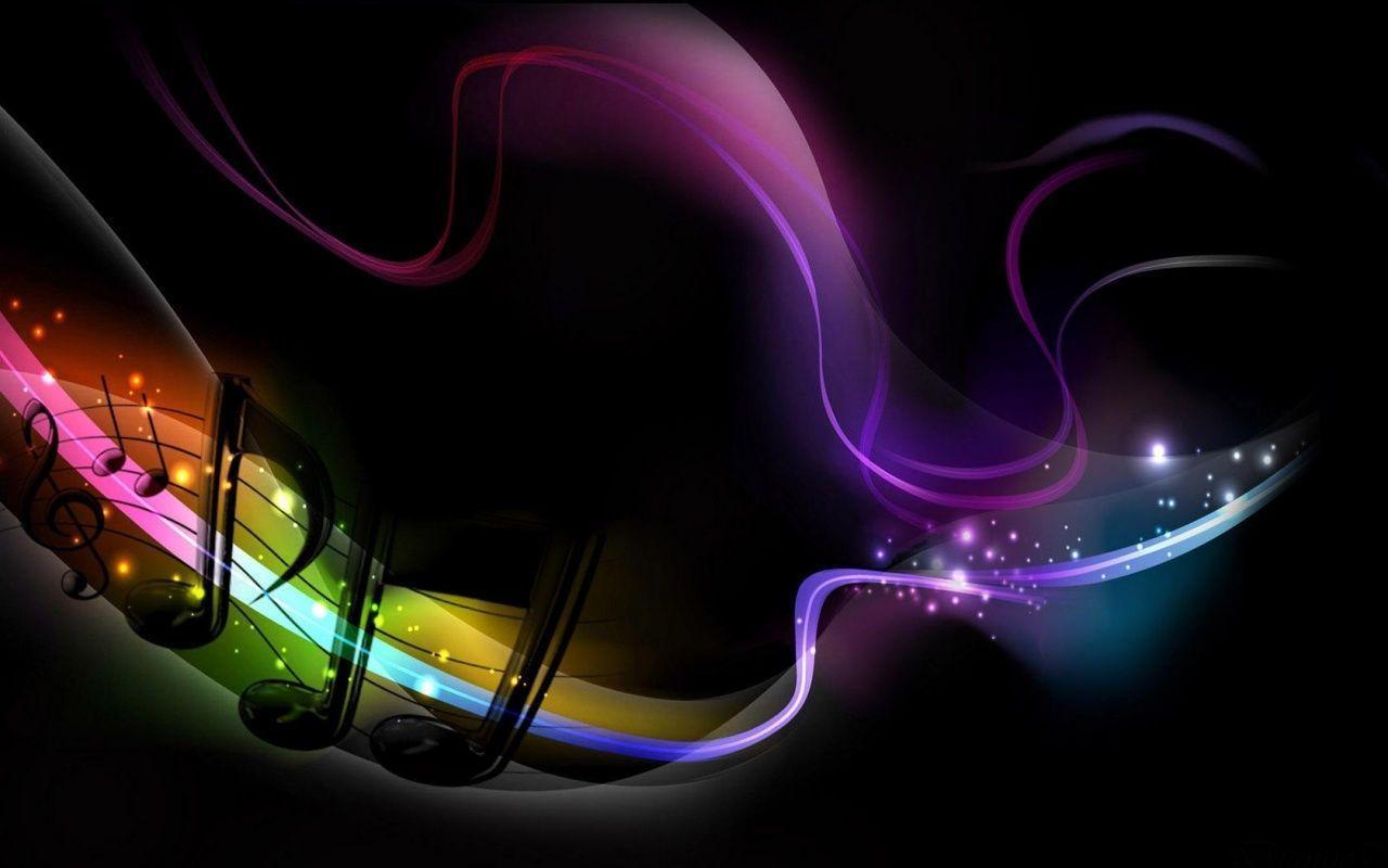 Neon Rainbow Background For Desktop Image & Picture
