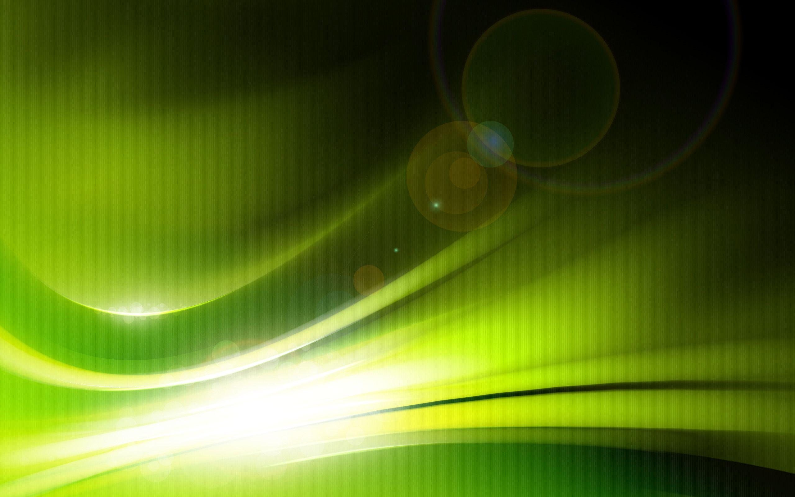 Green Light Background Wallpaper