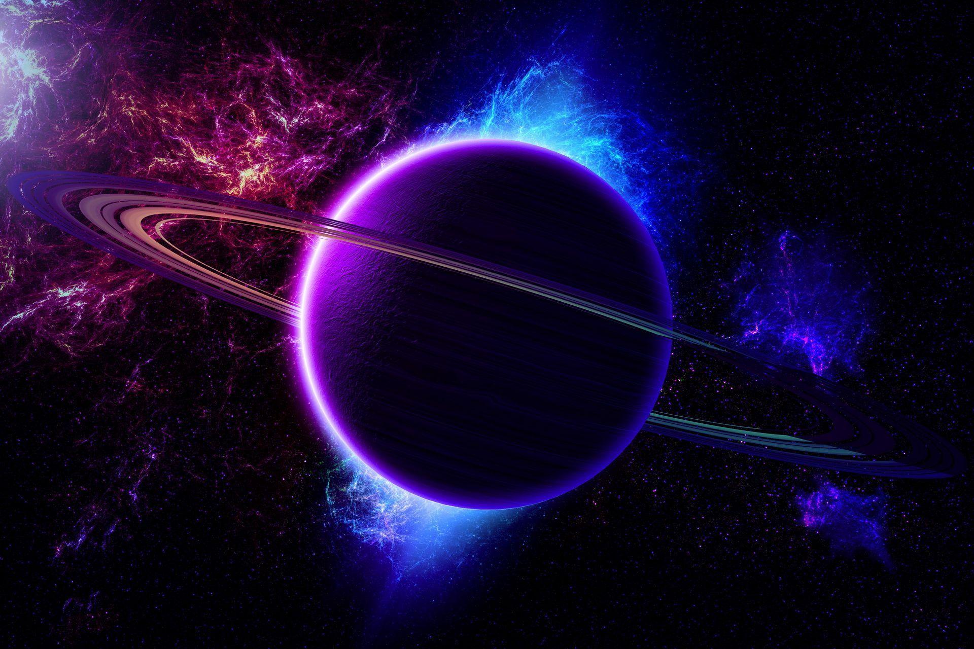 Free Most Beautiful Saturn Space Wallpaper & HD picture