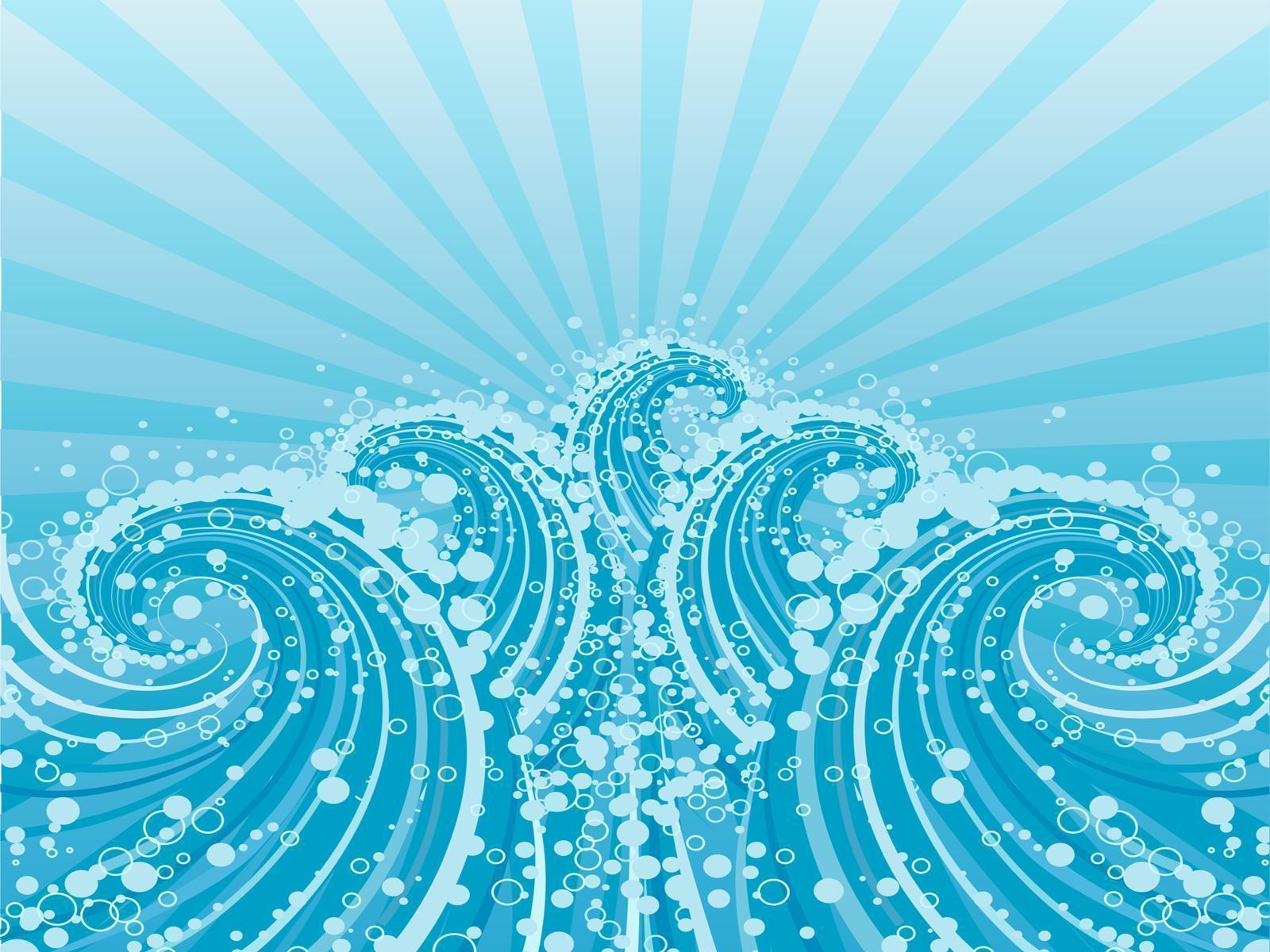 image For > Blue Ocean Wave