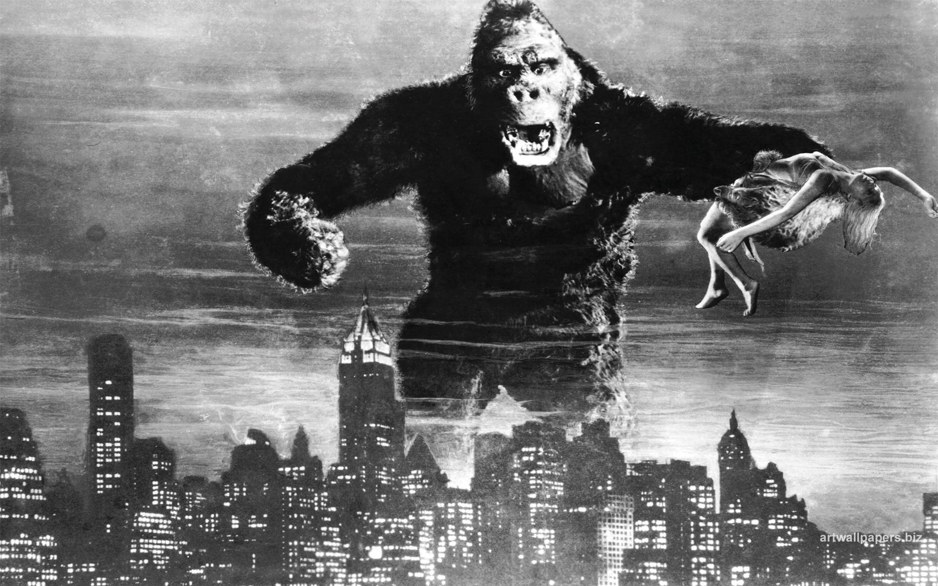 King Kong (Wallpaper) Monster Movies Wallpaper