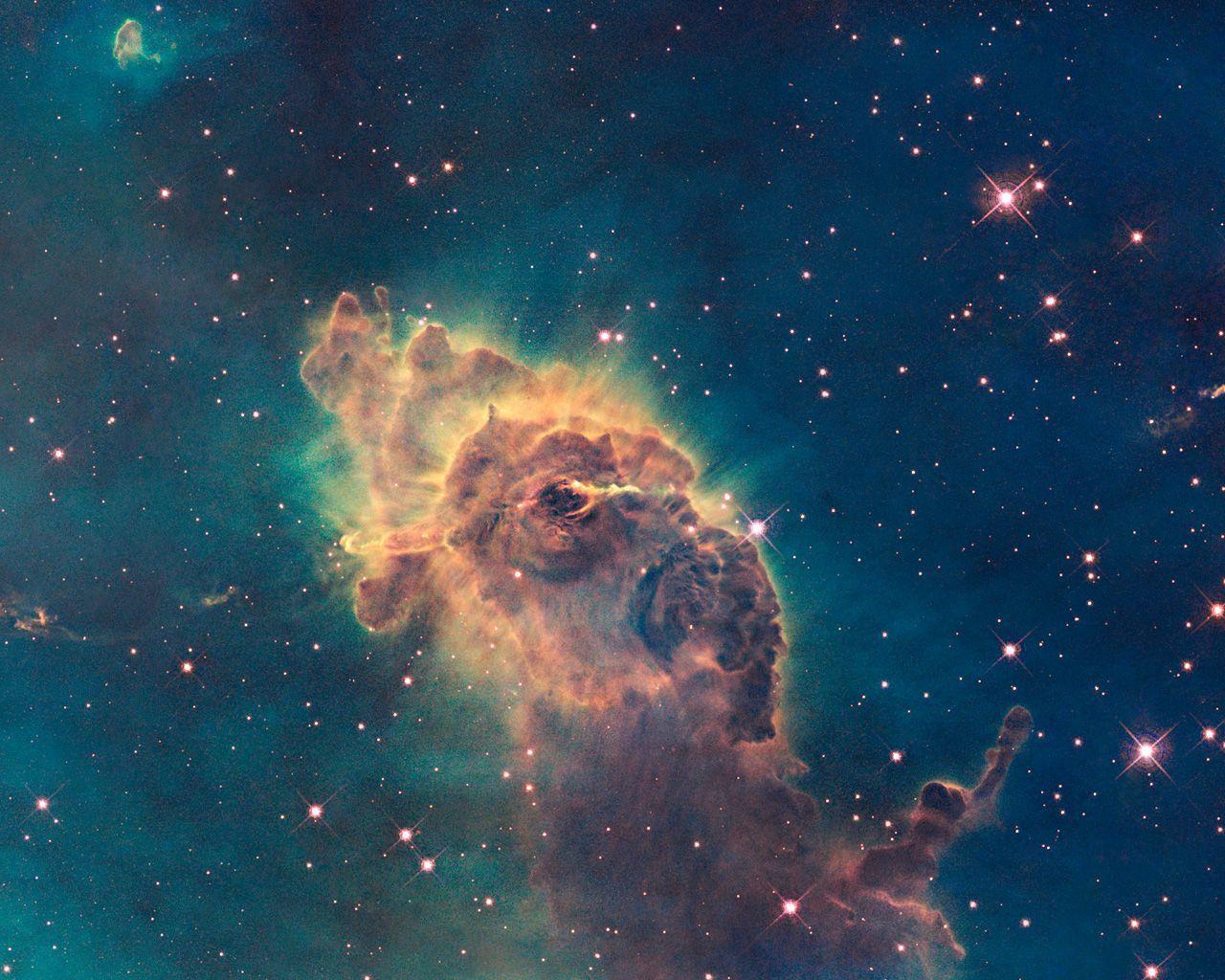 WFC3 visible image of the Carina Nebula. ESA