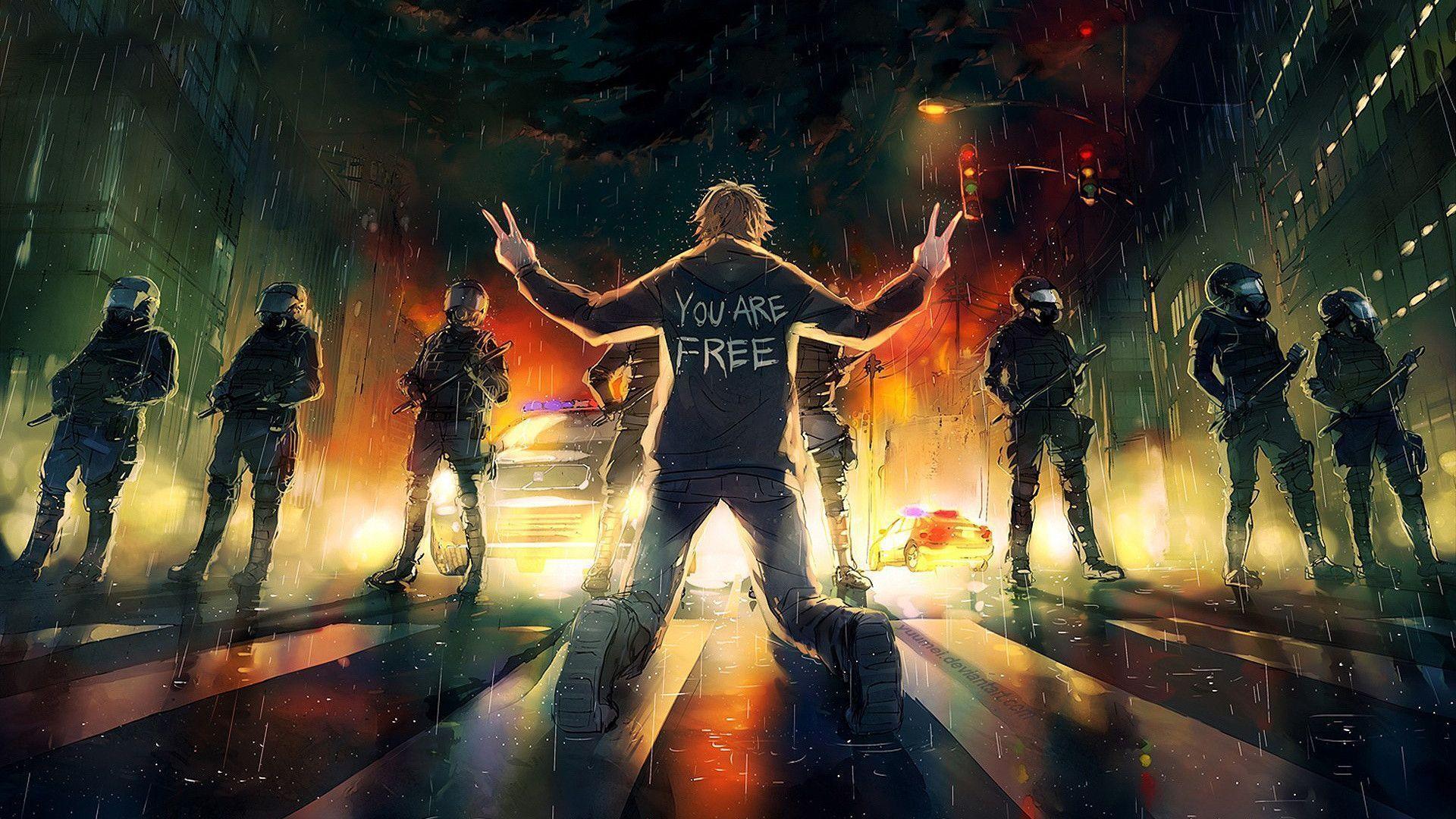 You are free Wallpaper