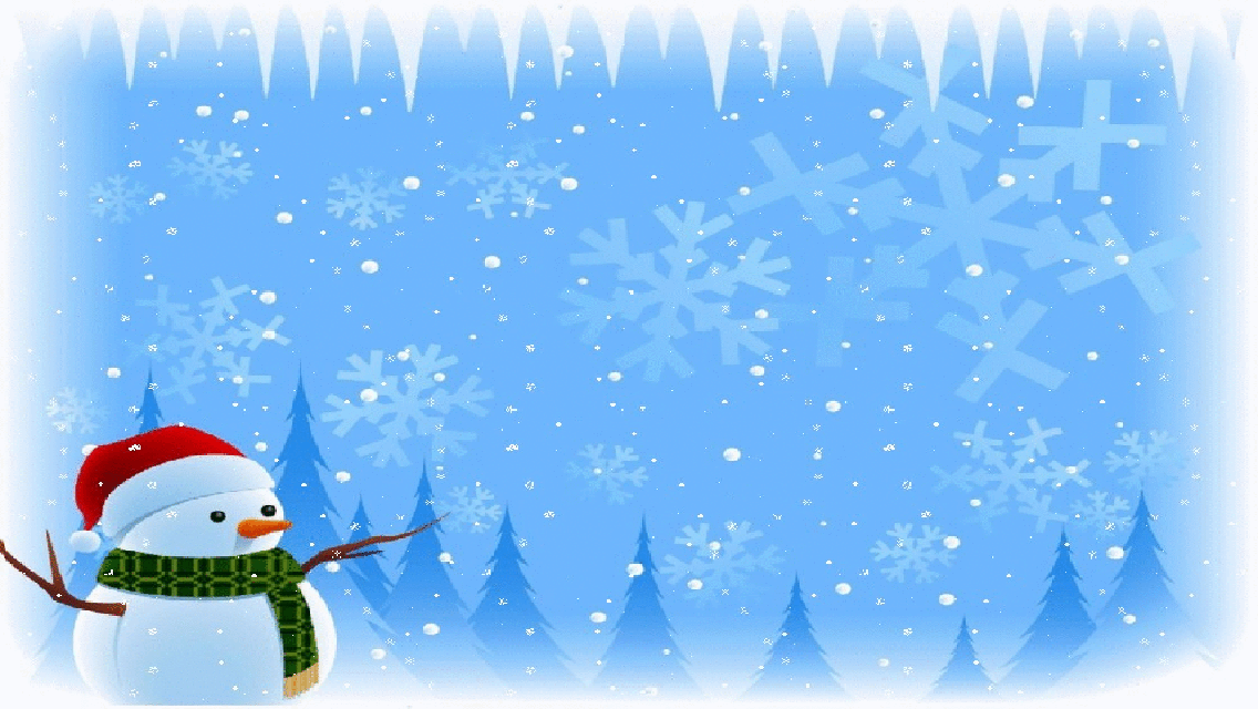 Christmas Snowman Wallpaper 12