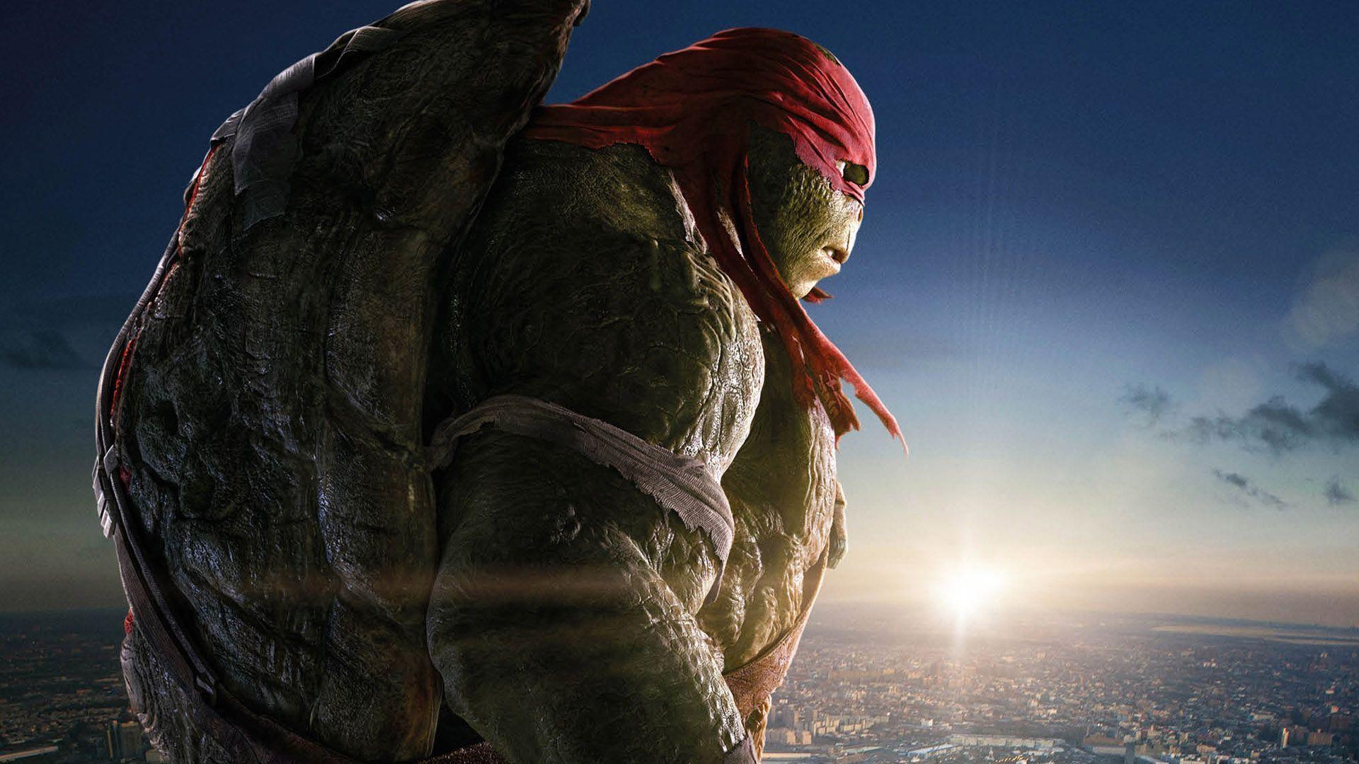 Raph In Teenage Mutant Ninja Turtles 2014 Movie Wallpaper Wide or