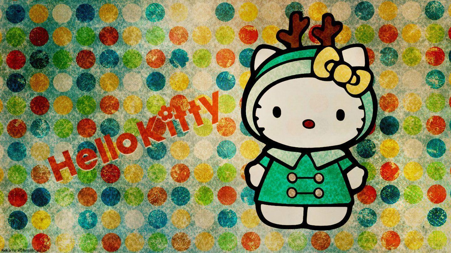 Free Wallpaper Kitty Christmas 1440x810 wallpaper