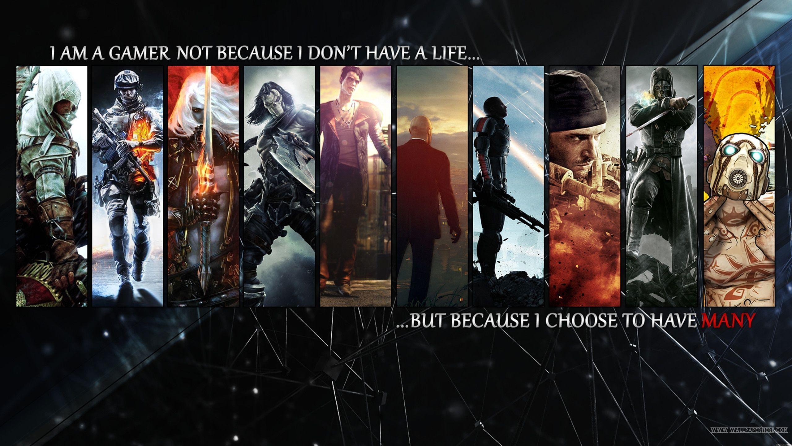 Wallpaper For > I Am A Gamer Wallpaper HD