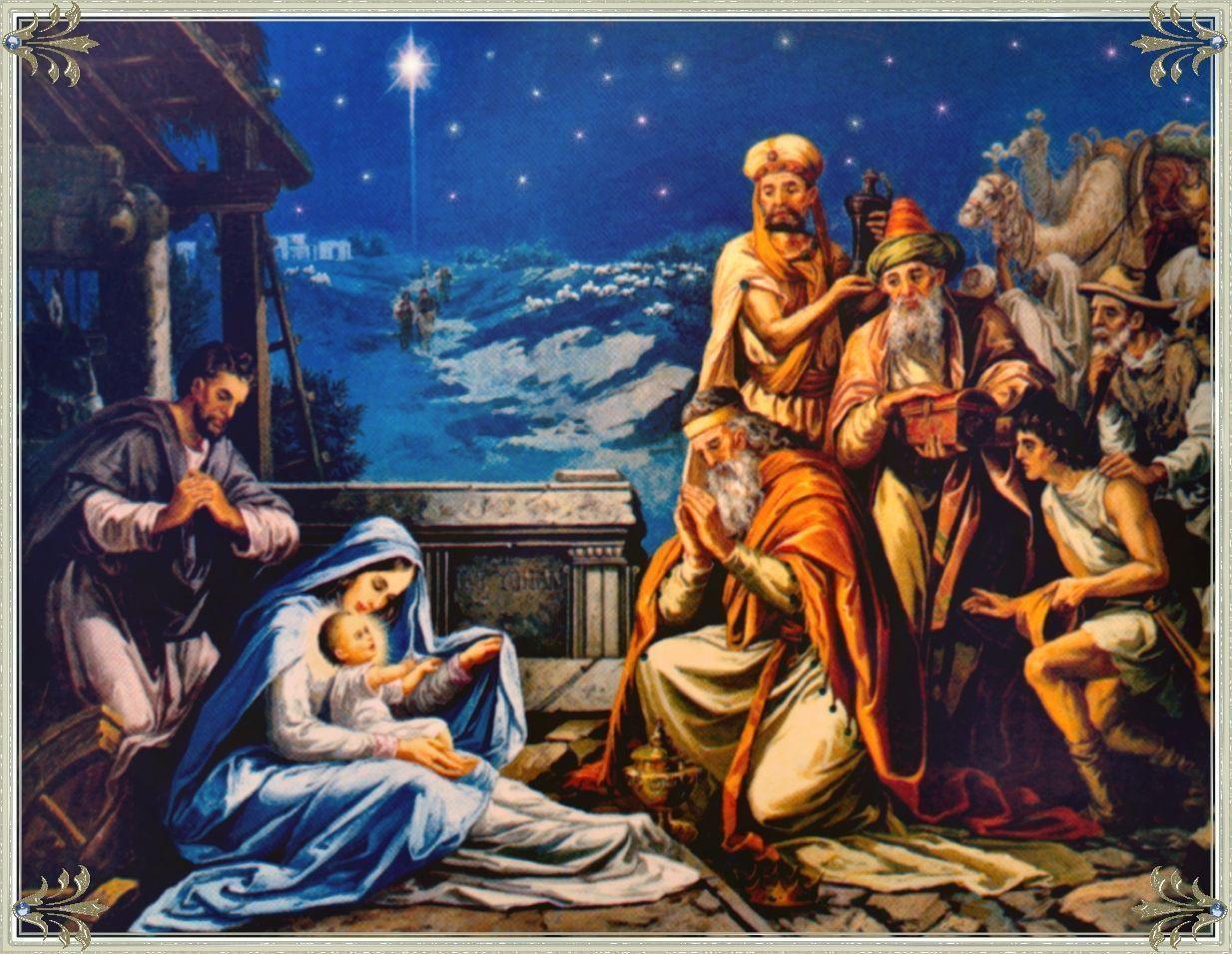 Nativity Background Wallpaper