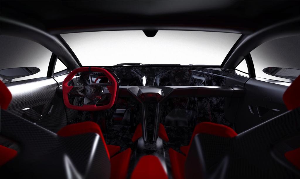 New Lamborghini Sesto Elemento Concept Dashboard Wallpaper 8