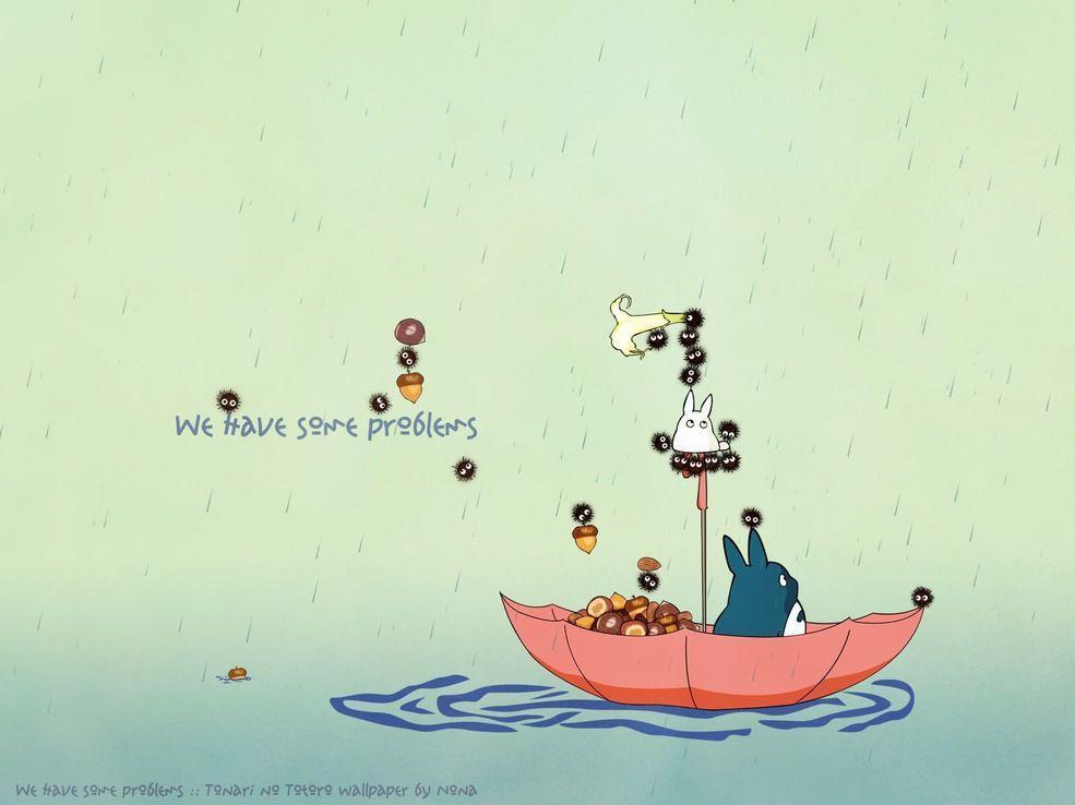 Cute Totoro Wallpaper!. Selina Wing, Blogging, Games
