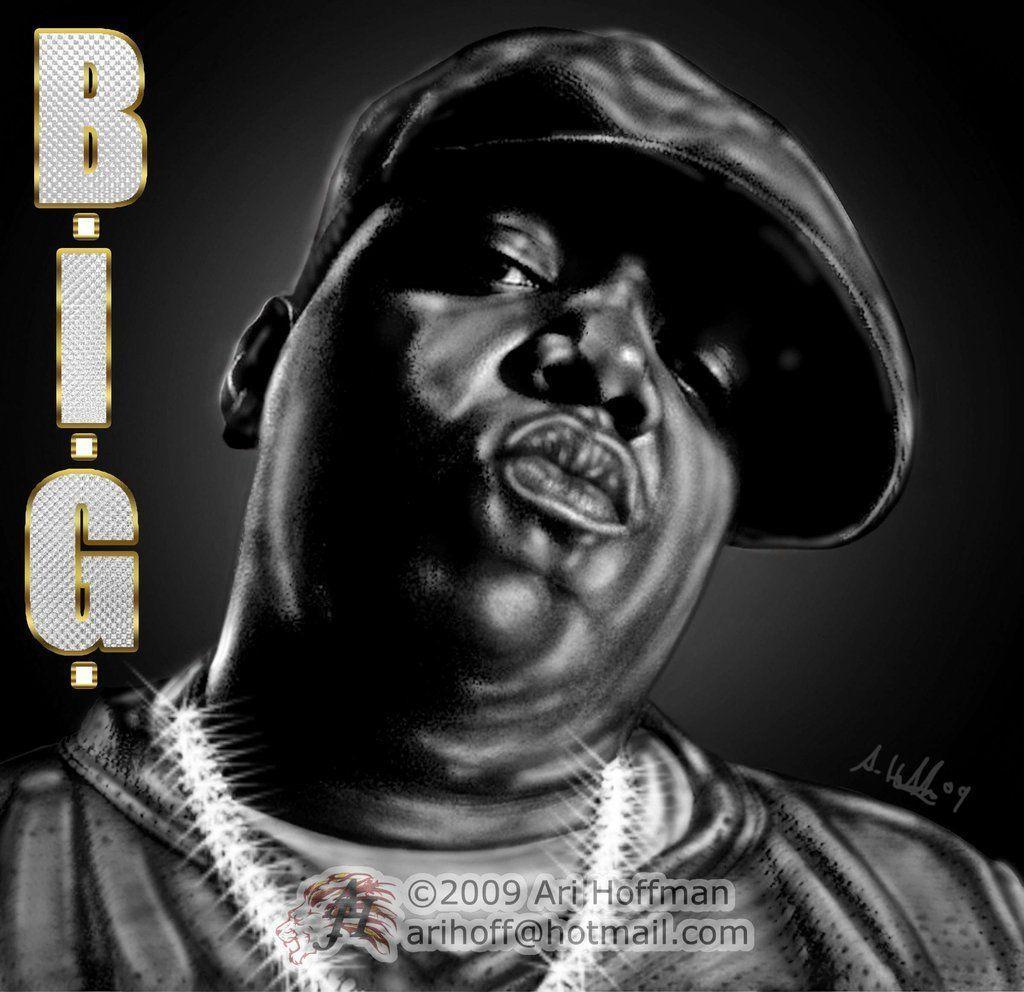 image For > Biggie Smalls Painting
