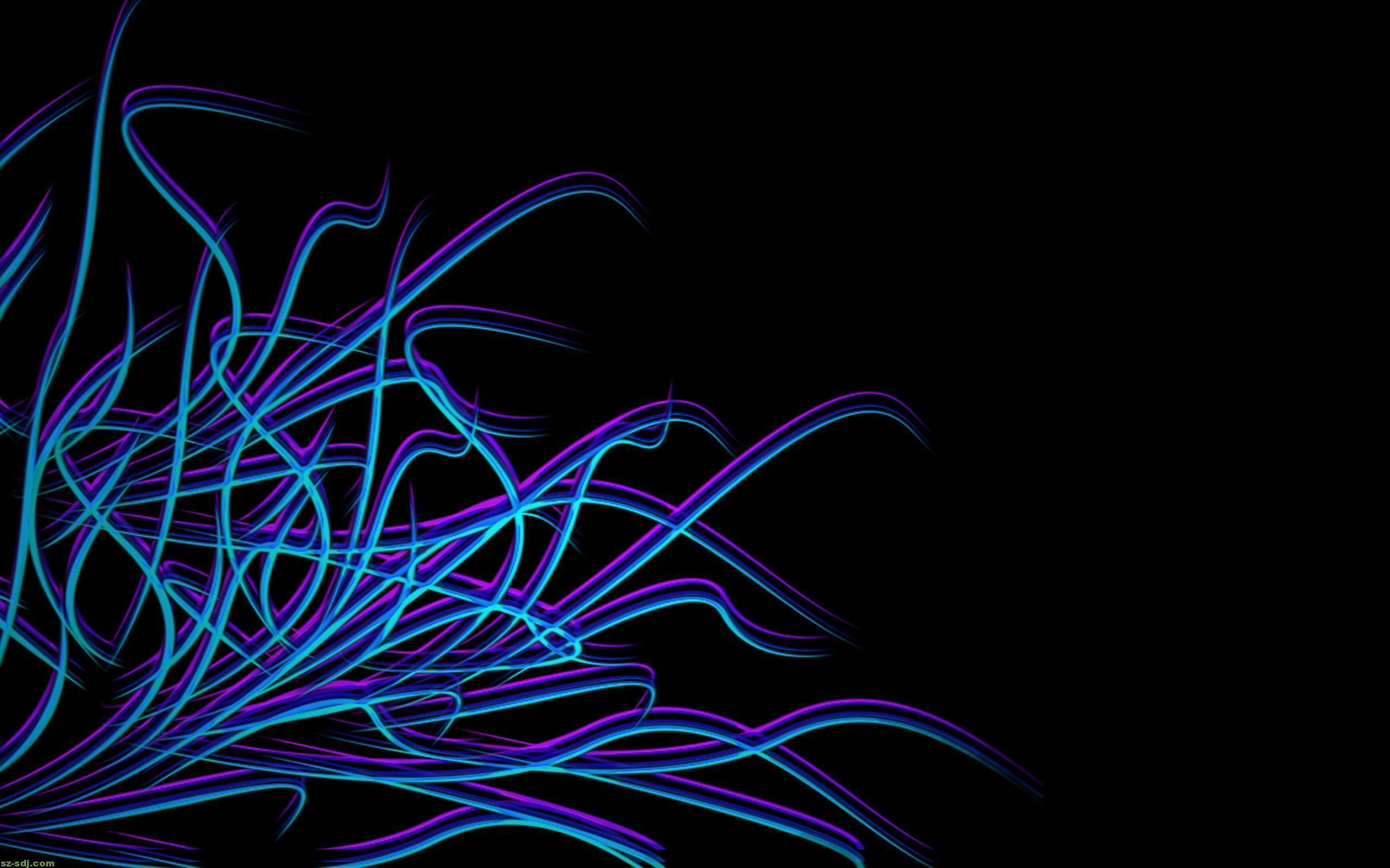 Abstract Blue Neon Wallpapers HD