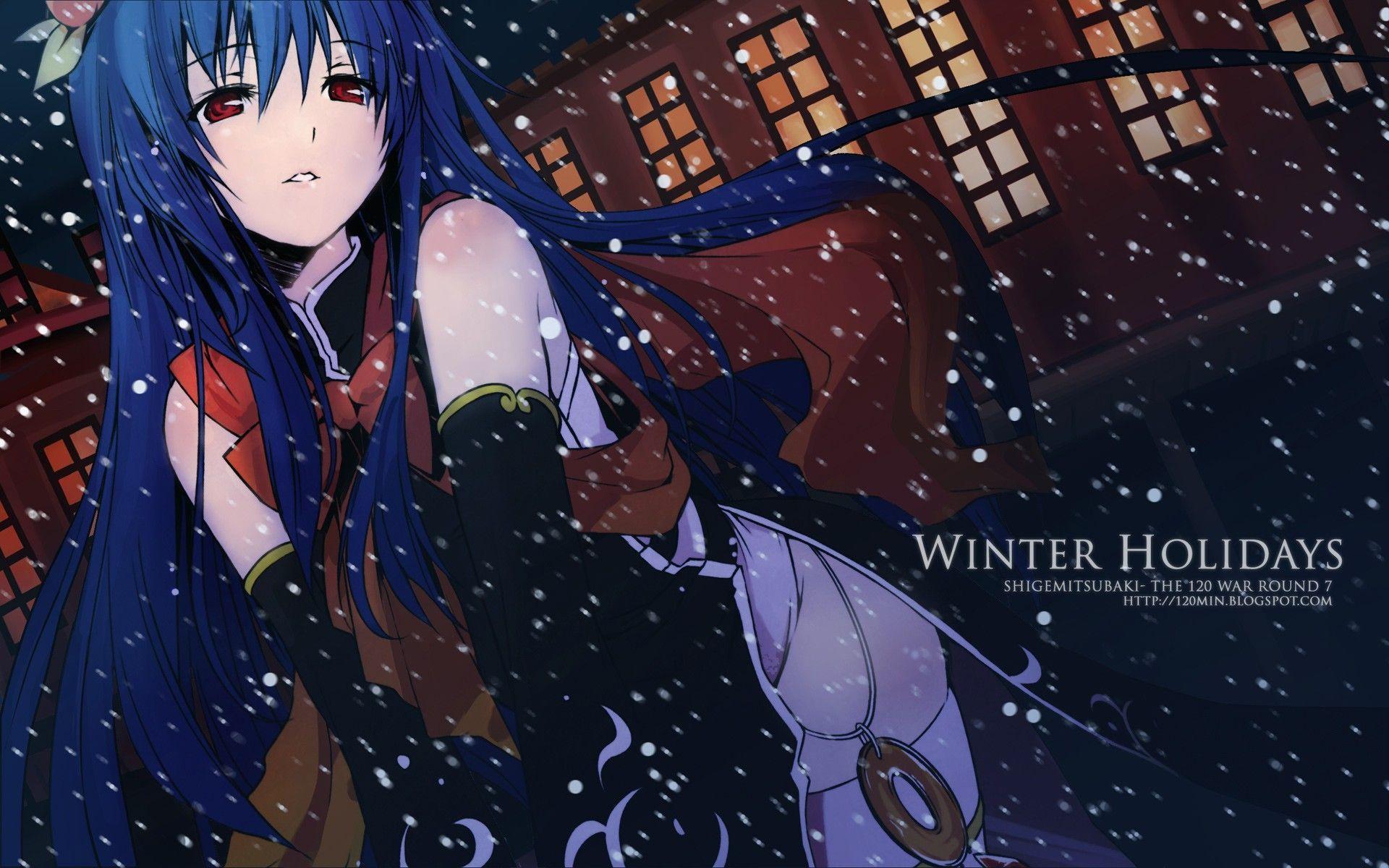Pix For > Anime Winter Wallpaper