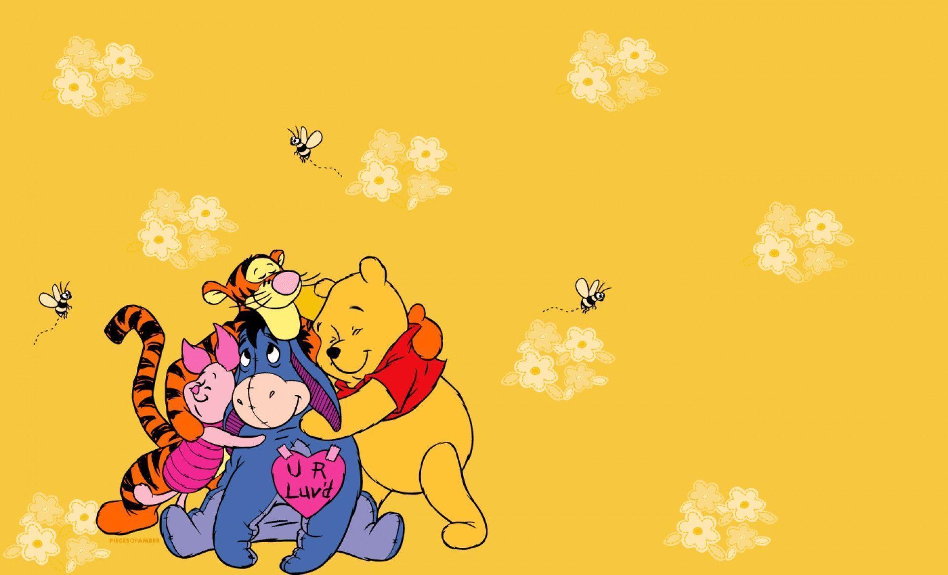 Backgrounds cartoons 1 winnie the pooh.