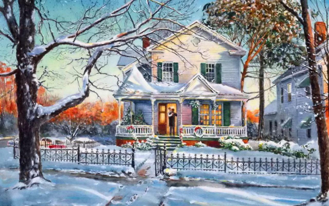 Christmas House Painting 2023 Best Perfect Popular Review of ...