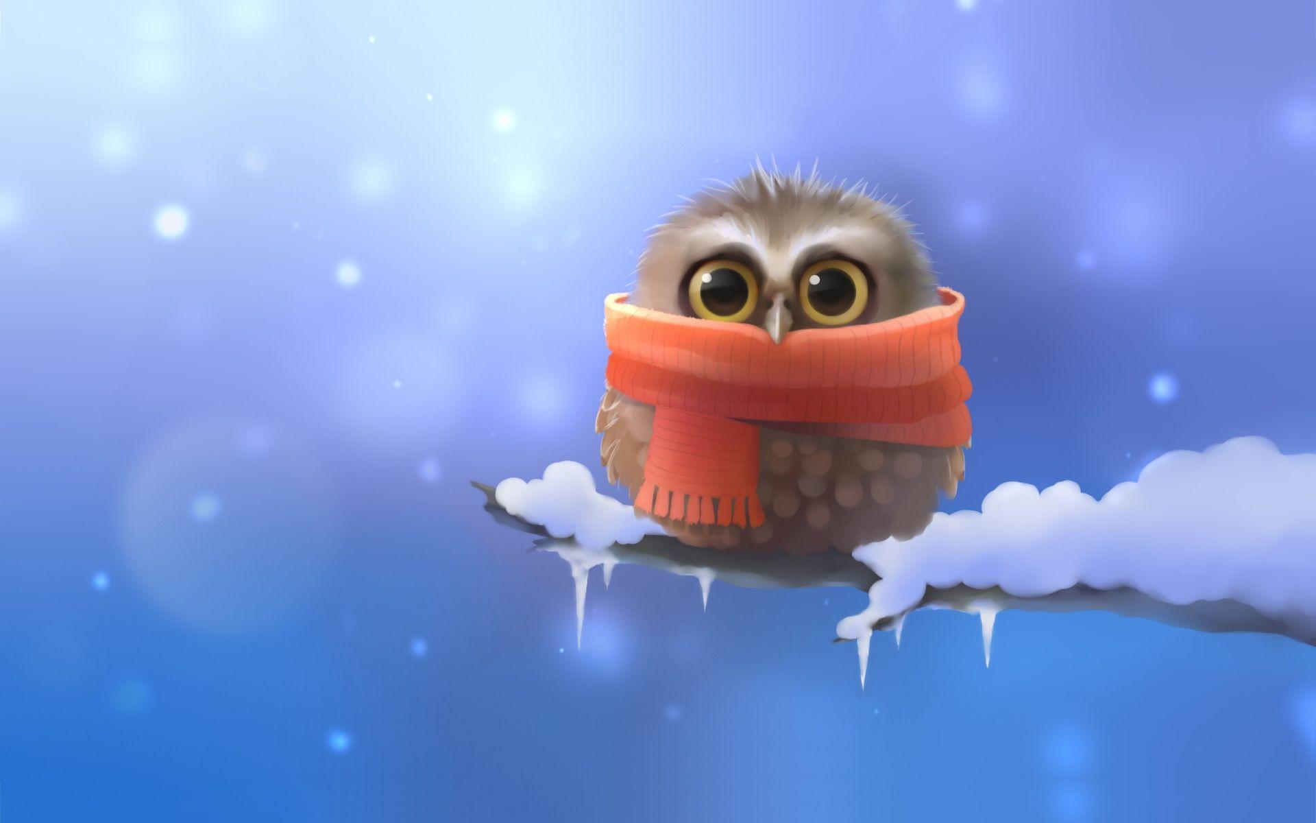image For > Baby Owl Desktop Wallpaper