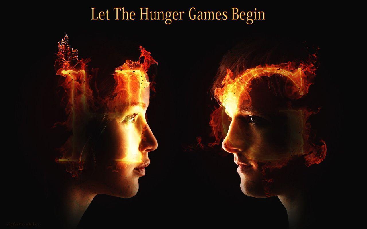 The Hunger Games Wallpaper- Katniss and Peeta Hunger Games