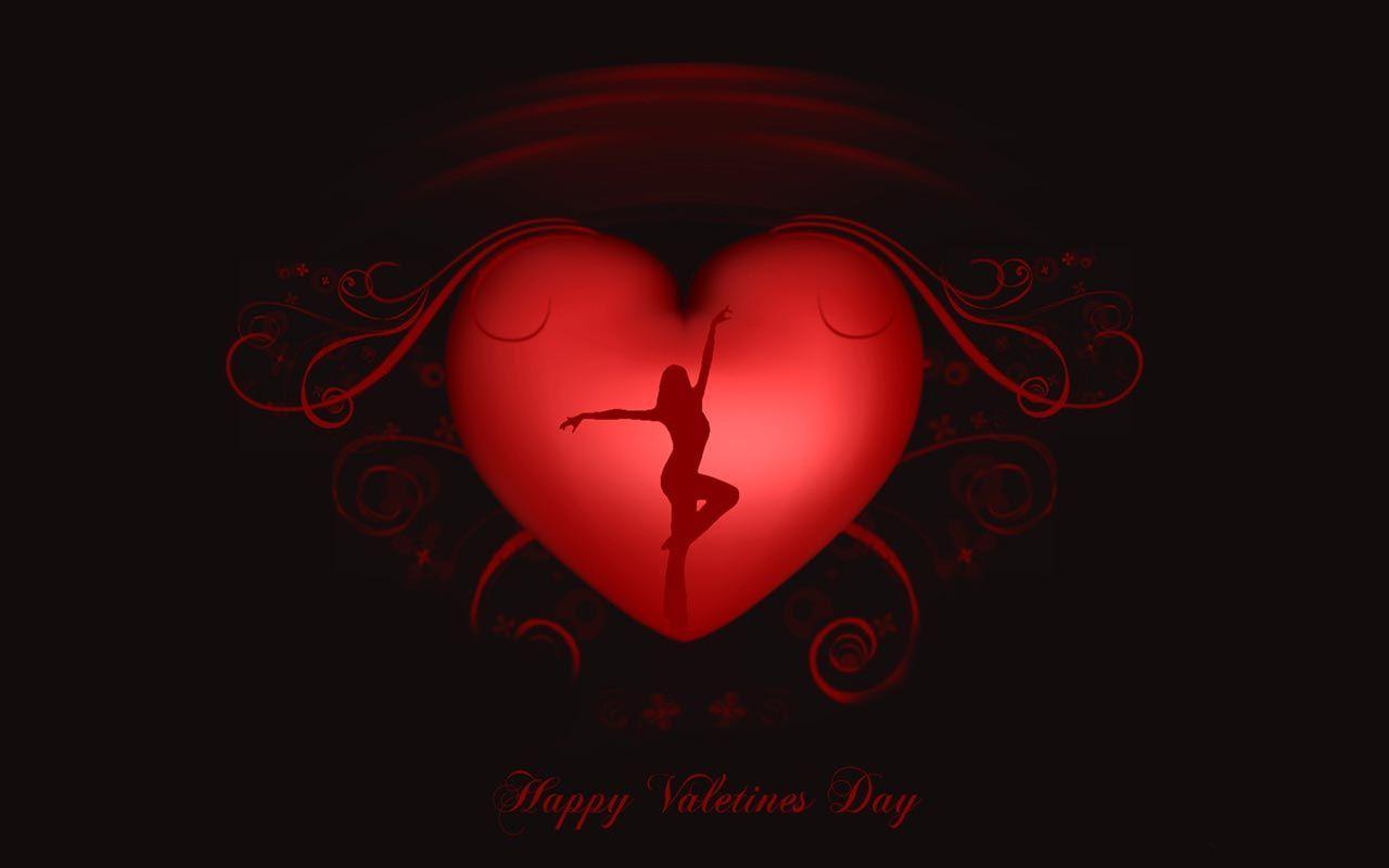 Animated Happy Valentines day Wallpaper