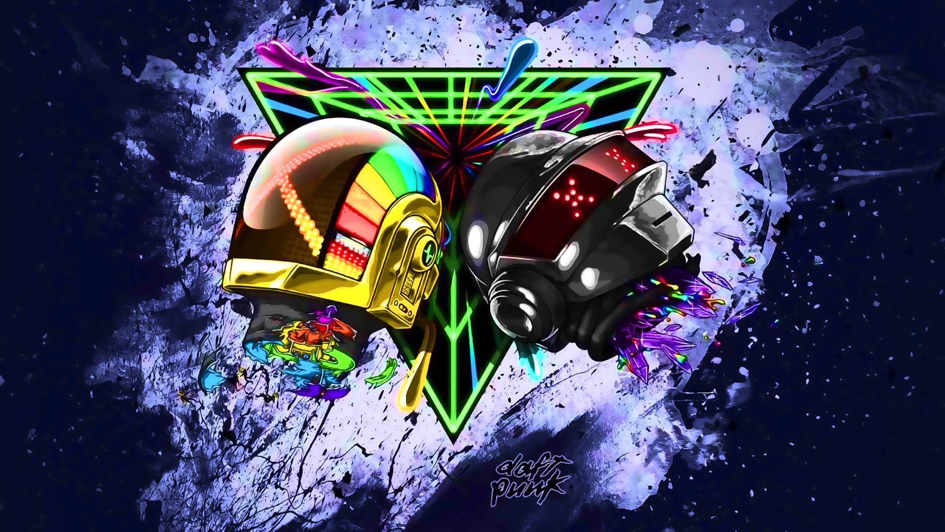 Daft punk wallpaper stormtroopers disco music