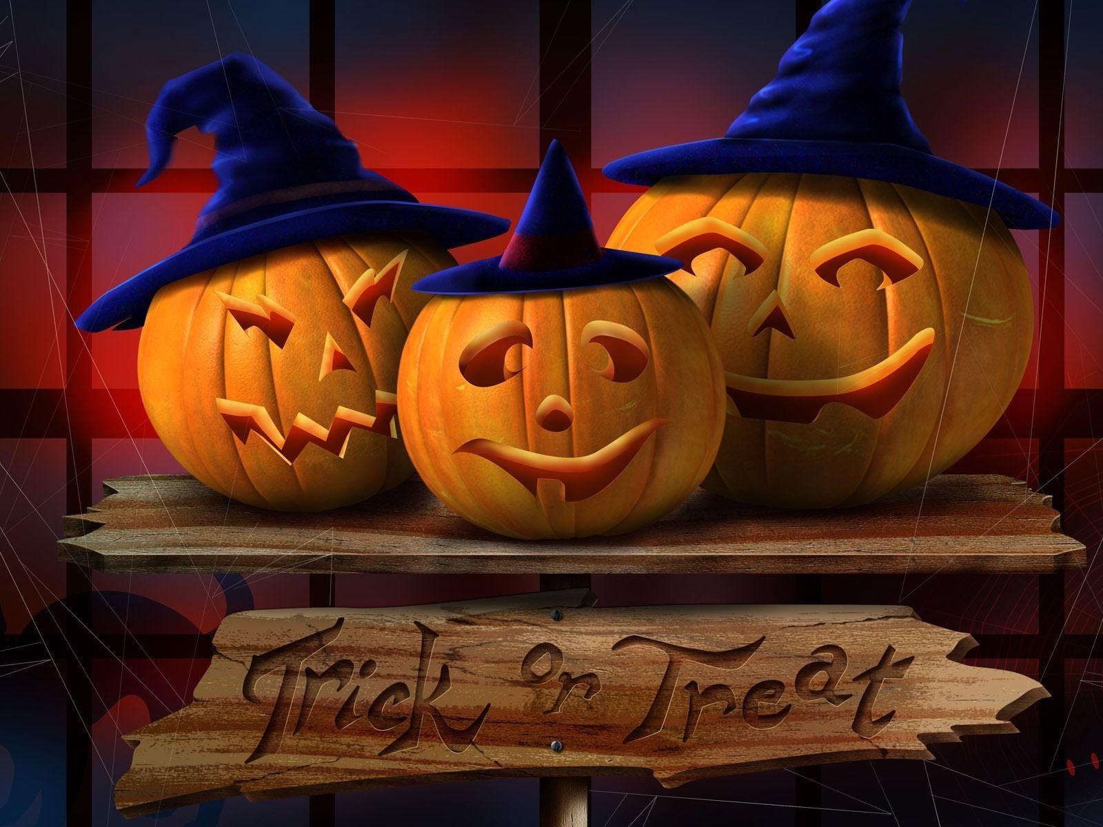 Pix For > Happy Halloween Pumpkin Background