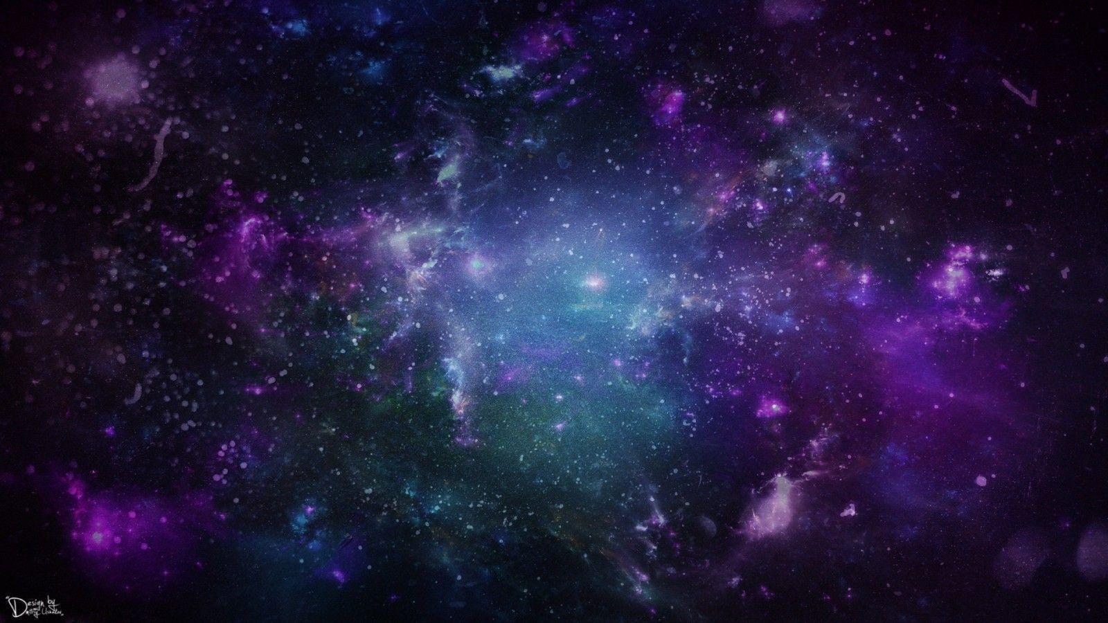 Purple Outer Space Background