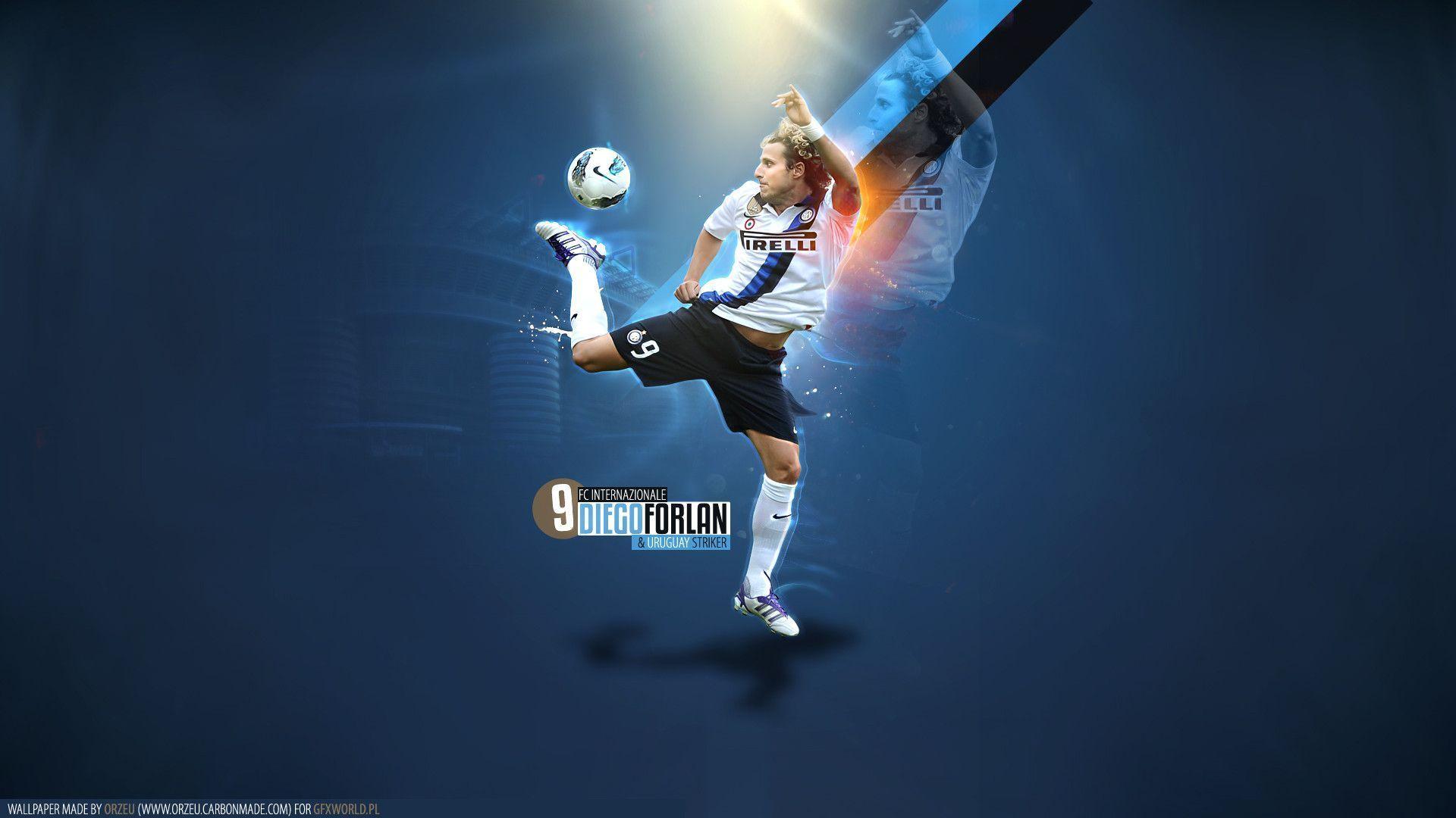 Diego Forlan Inter Milan HD Wallpaper