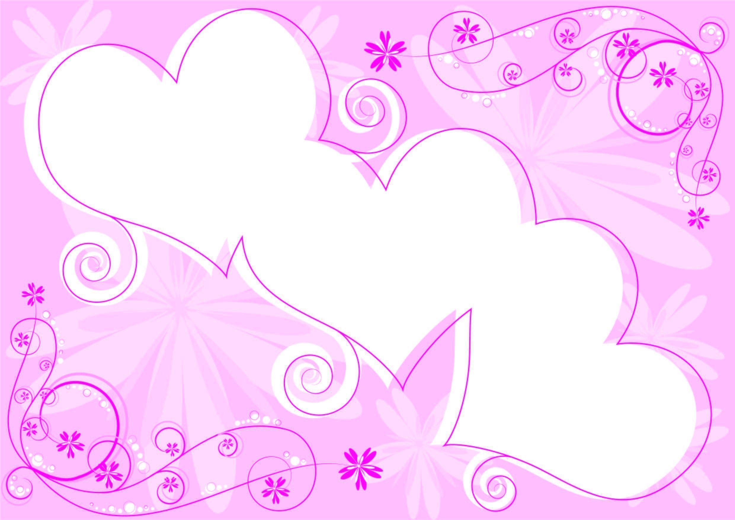 Love Pink Background Wallpaper