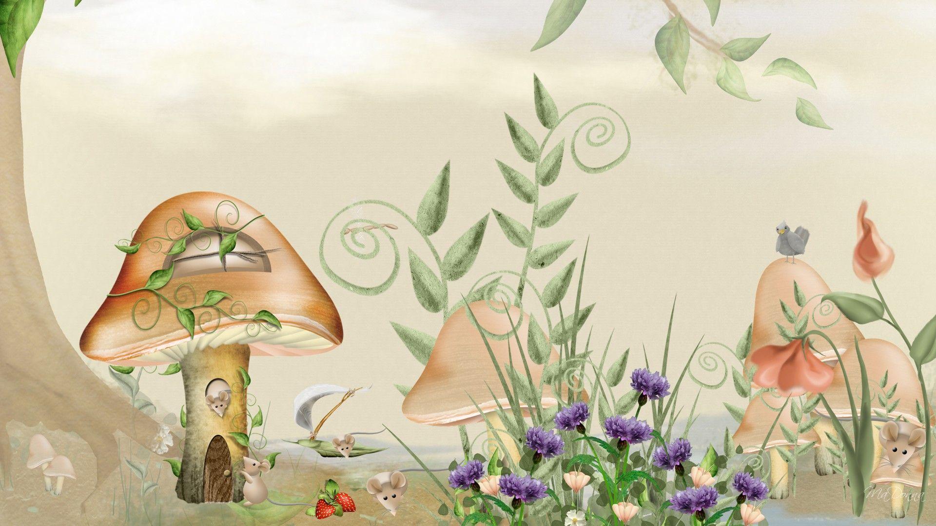 HD The L Of Fairy Tale Mice Wallpaper