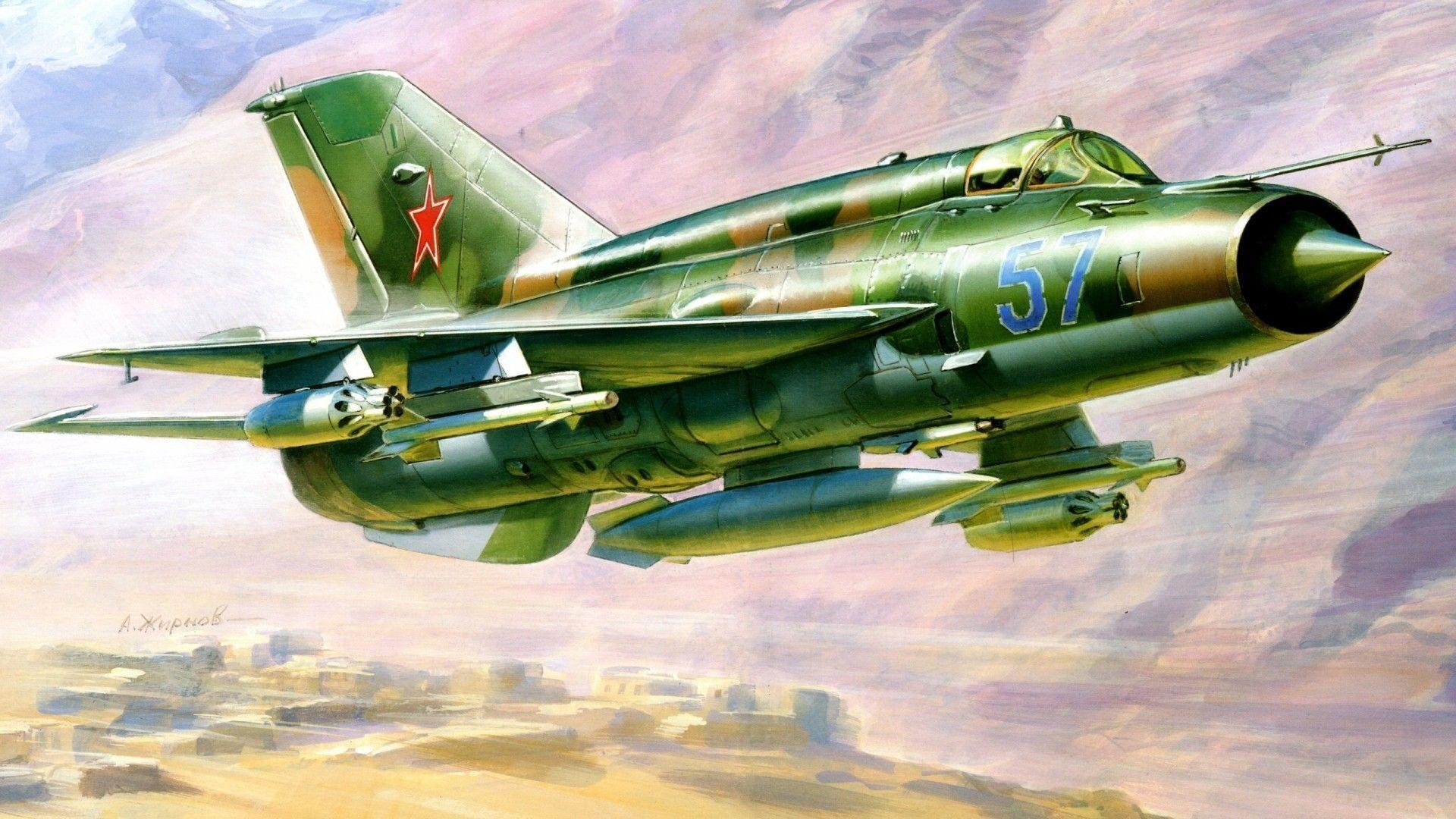 Mikoyan Gurevich MiG 21 Wallpaper. Mikoyan Gurevich MiG 21