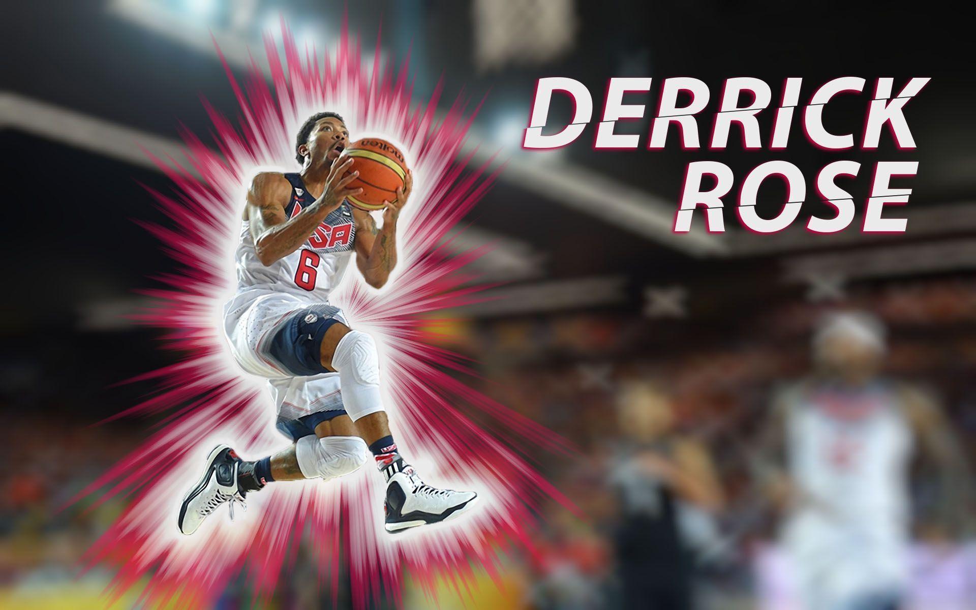 Derrick Rose 2014 USA Basketball Wallpaper Wide or HD. Male