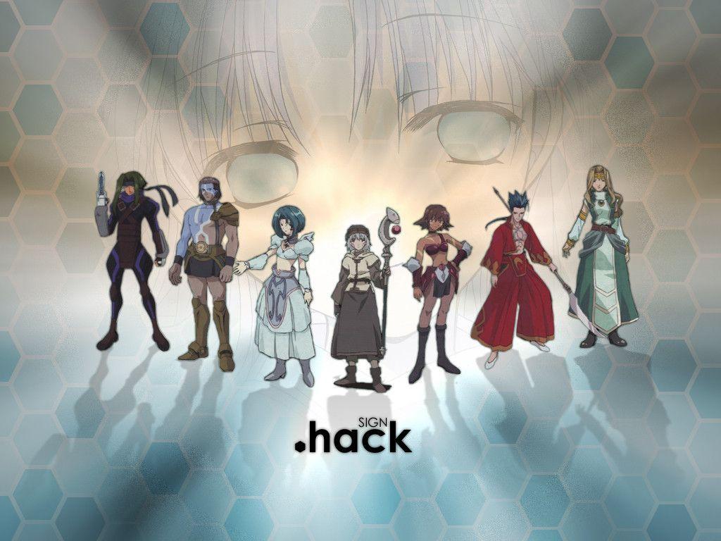 Hack Sign Characters, Hack Sign Anime, Painting Decor