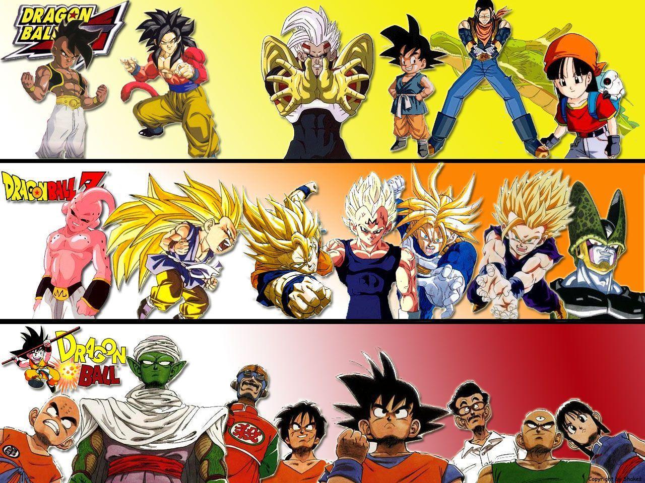 Download Dragon Ball GT Characters Wallpaper