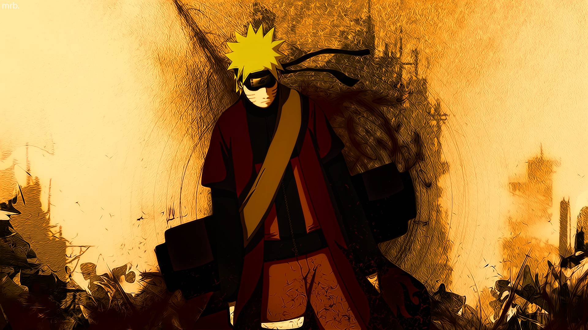 Uzumaki Naruto Fight 1920 x 1080 HDTV 1080p Wallpaper