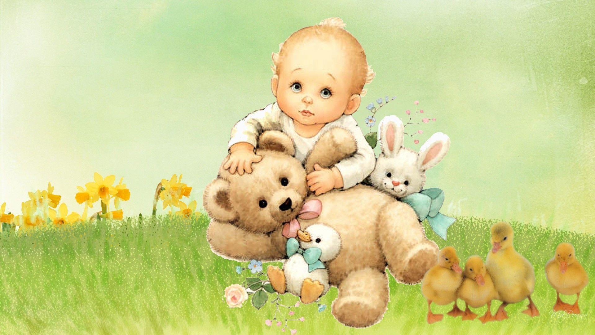 Love His Teddy Bear : Desktop and mobile wallpapers : Wallippo