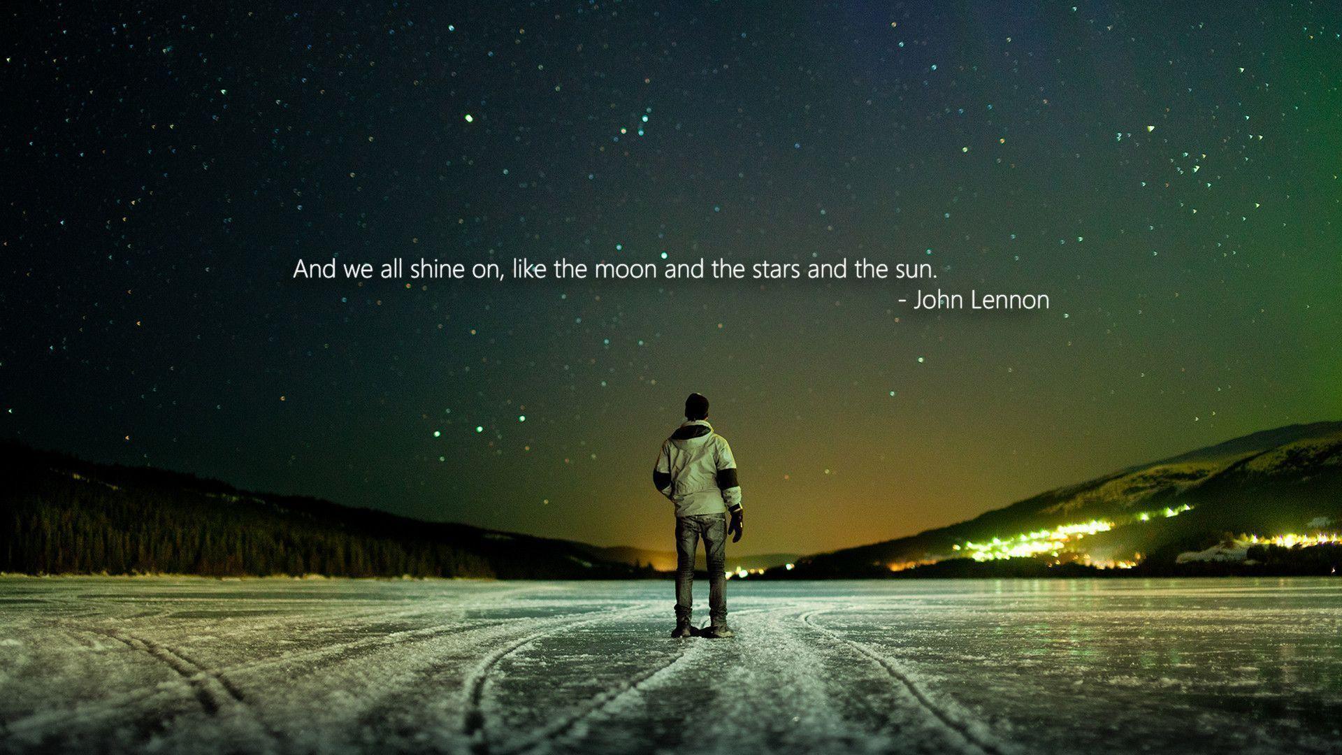 John Lennon quote Wallpaper #