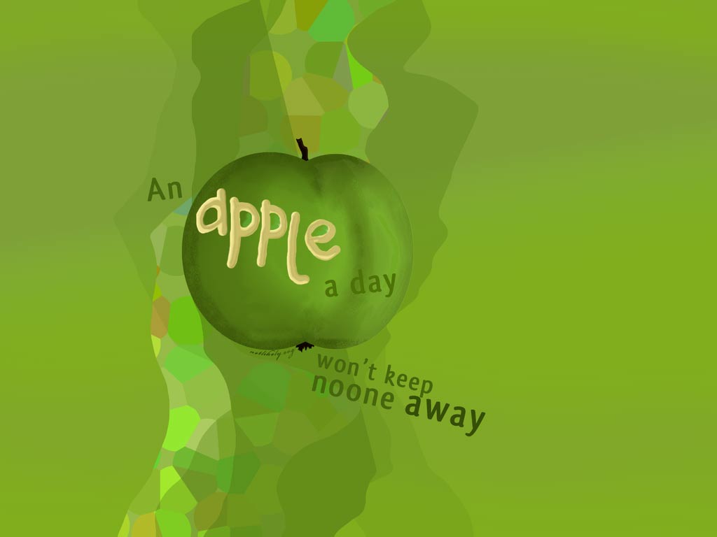 Green Apples Wallpaper and Background