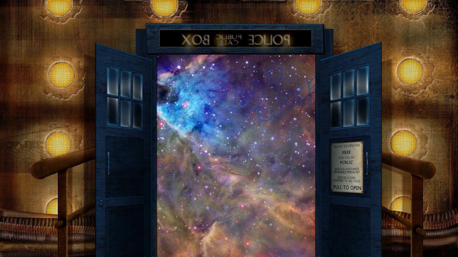 10th Doctor TARDIS Wallpaper