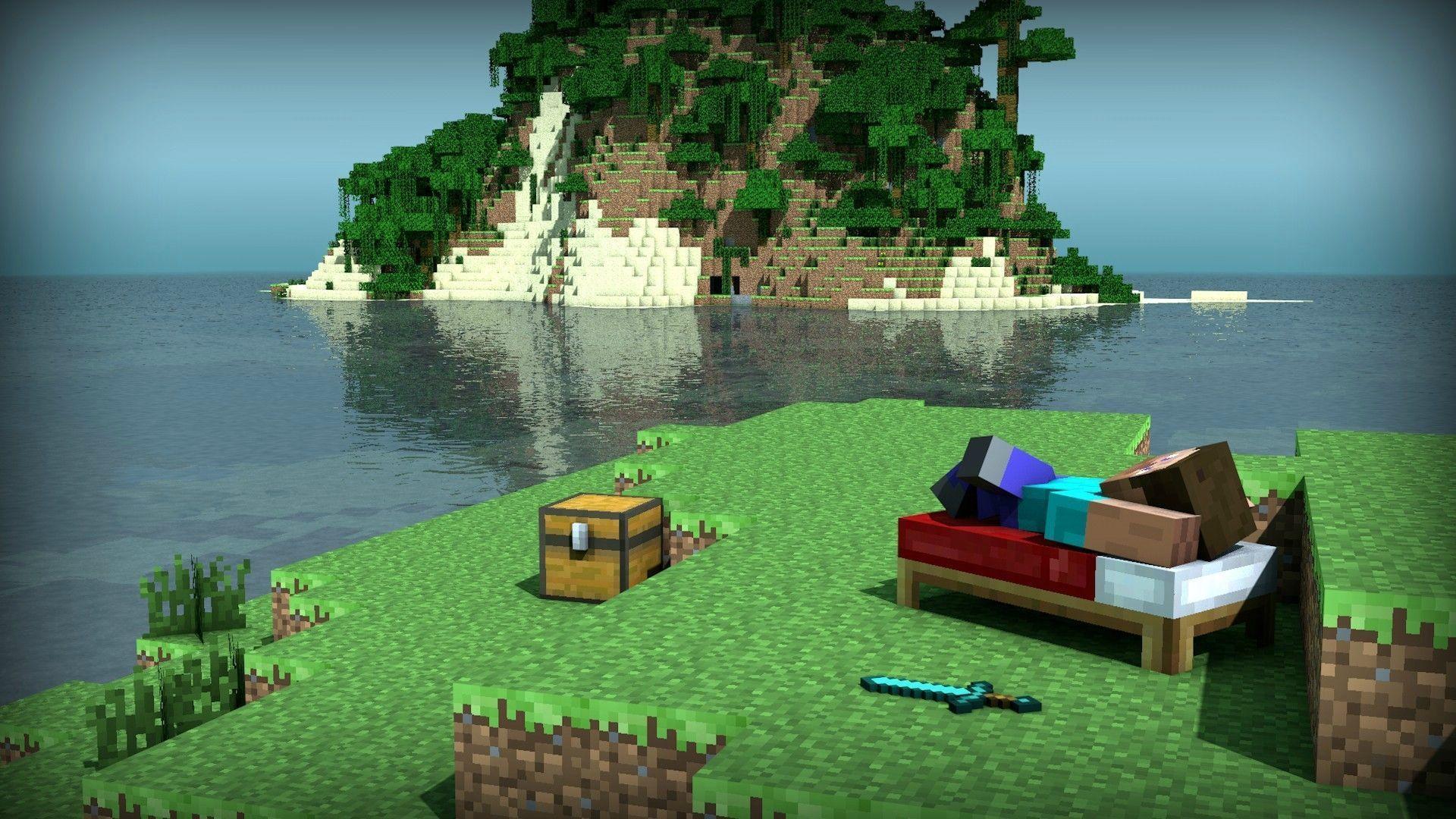 Pix For > Cool Minecraft Desktop Background