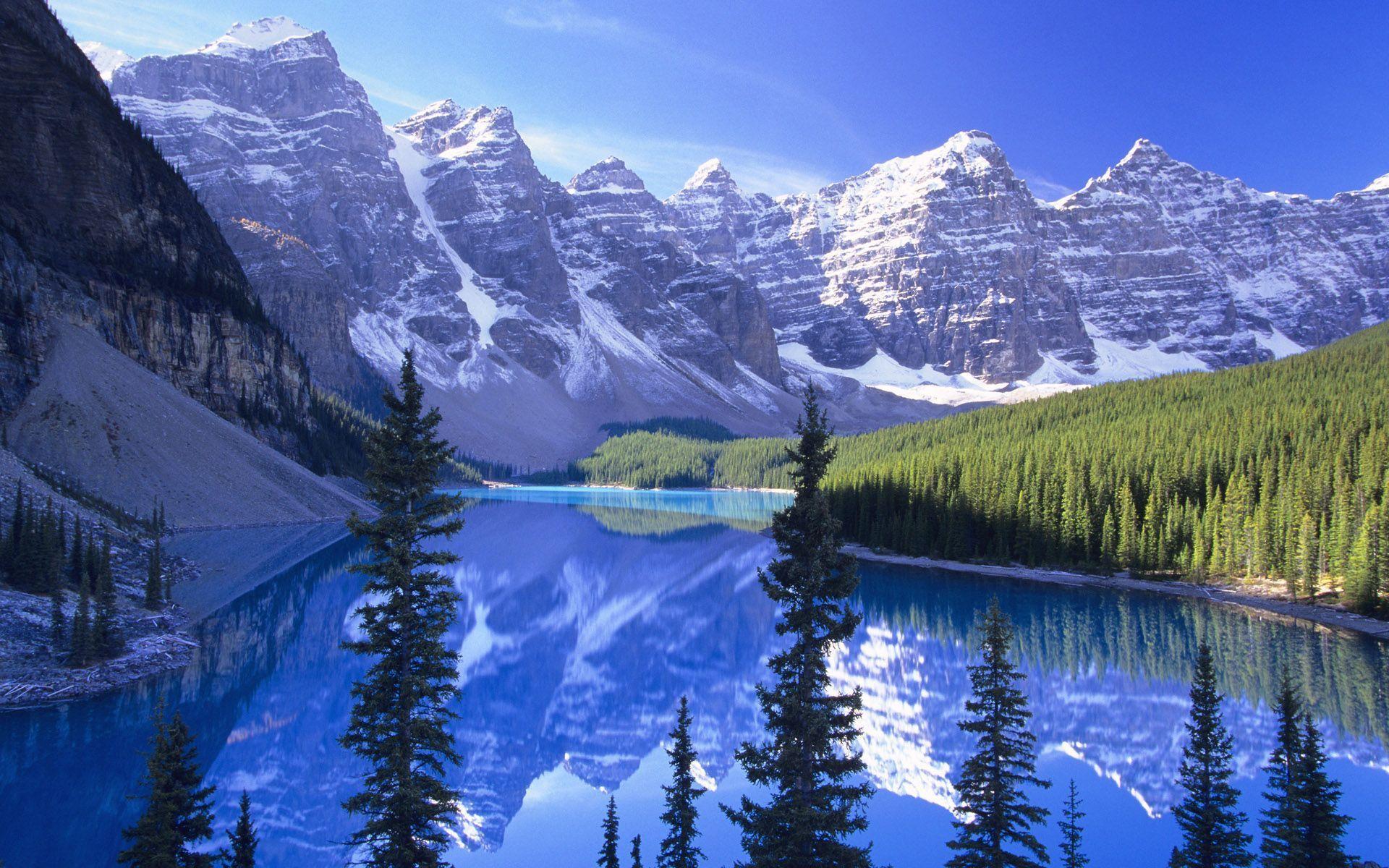 Download Free Nature Icy Mountain Wallpaper 1920x1200. HD